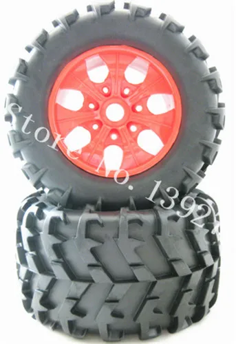 Best Offers 2pcs RC Rubber Sponge Tires Tyre Rim Wheel 150*80*17mm For RC 1/8 HSP Baja Tyranno Off Road Monster Truck