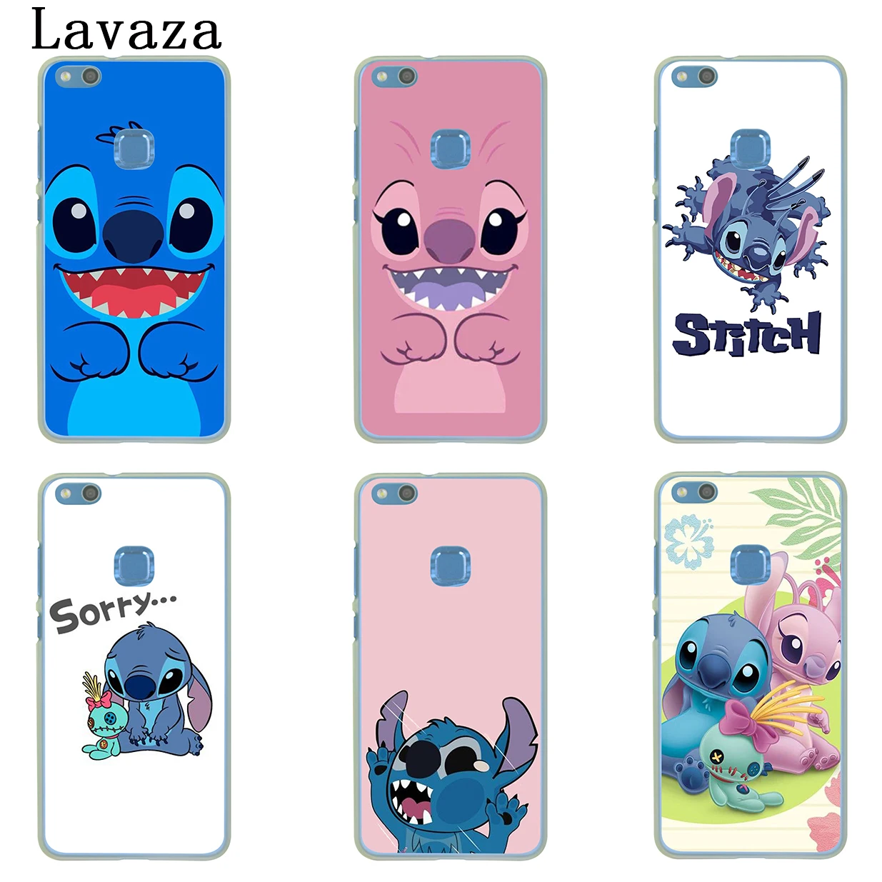 Lavaza милый мультяшный Ститч чехол для телефона huawei Y9 Y7 Y6 Prime 2019 2018 Honor 20 10 8C 8X8 9X9 Lite 7C