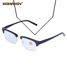 Классическая оптика с покрытием линзы для бровей квадратная черная рамка для мужчин и женщин очки для чтения+ 0,75+ 1,25+ 1,5+ 2,00+ 1,75 до+ 4 с чехлом