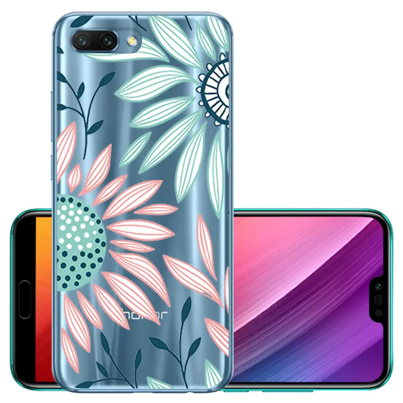 Arvin Clear Silicone case FOR Huawei Honor 10 Patterned Case FOR Huawei Honor 9 lite Smart Protective Phone Cover FOR Honor 7c (19)