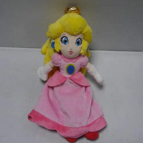 IN HAND Original Cartoon Games Super Mario Bros. Party 8 Series Plush Princess Peach 8