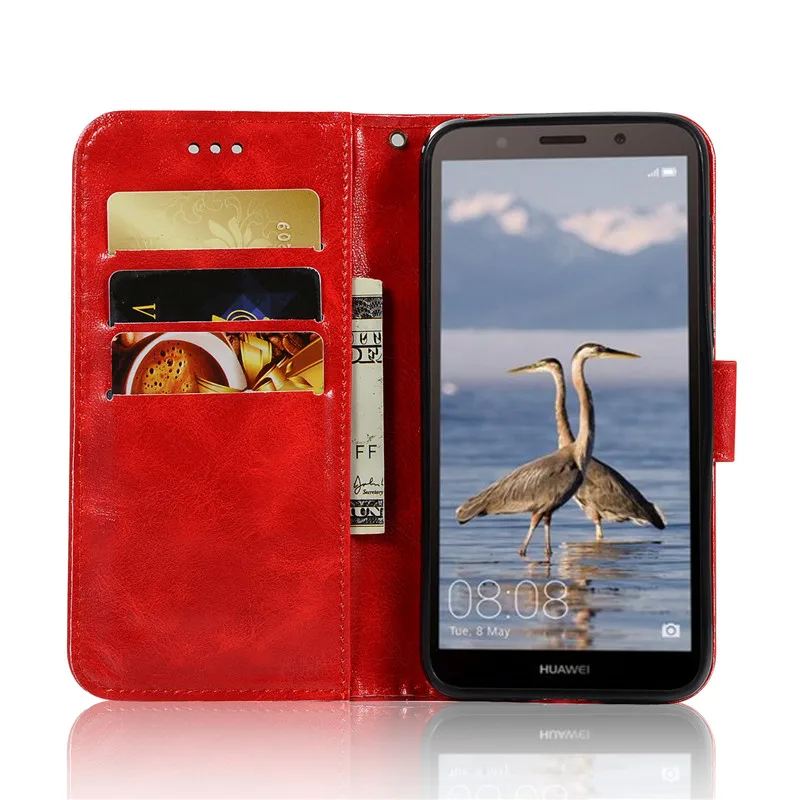 PU Leather Case For Huawei Y5 2018 DRA-L22 DRA-L02 Honor 7S Case Leather Wallet Flip Case For Huawei Y5 Prime 2018 5.45 inch (7)