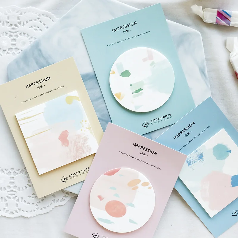 

Simple Impression Memo Pad Sticky Notes Shopping Check List Escolar Papelaria School Supply Label