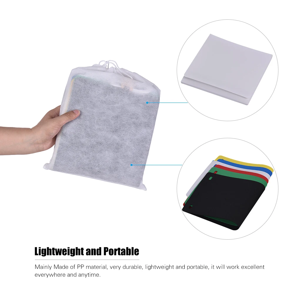 Andoer 6500K мини складной софтбокс для фотостудии DIY LED Studio Light Box палатка набор