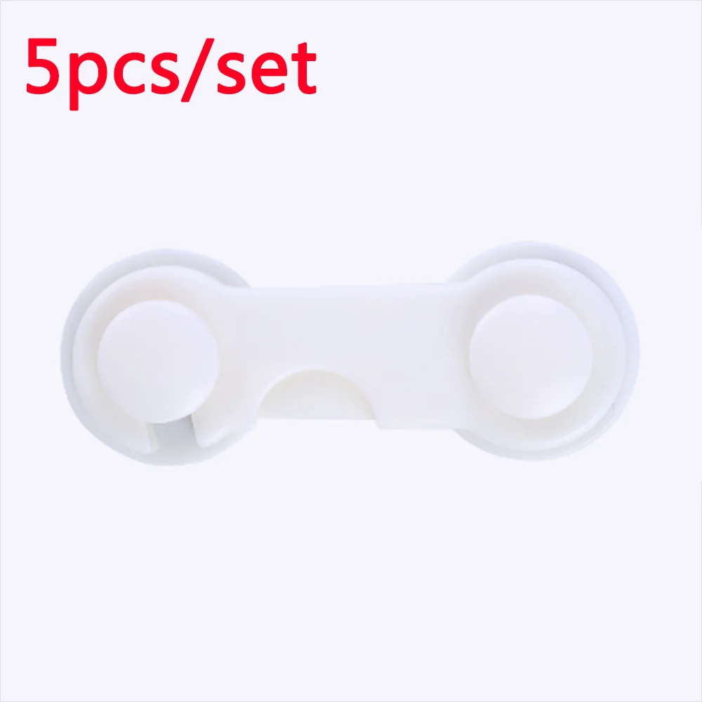 5pcs/more Multifunctional Baby Safety Locks Anti-clutch Drawer Cabinet Door Open Child Safety Lock Care Protect Your Baby Safety - Цвет: As the show