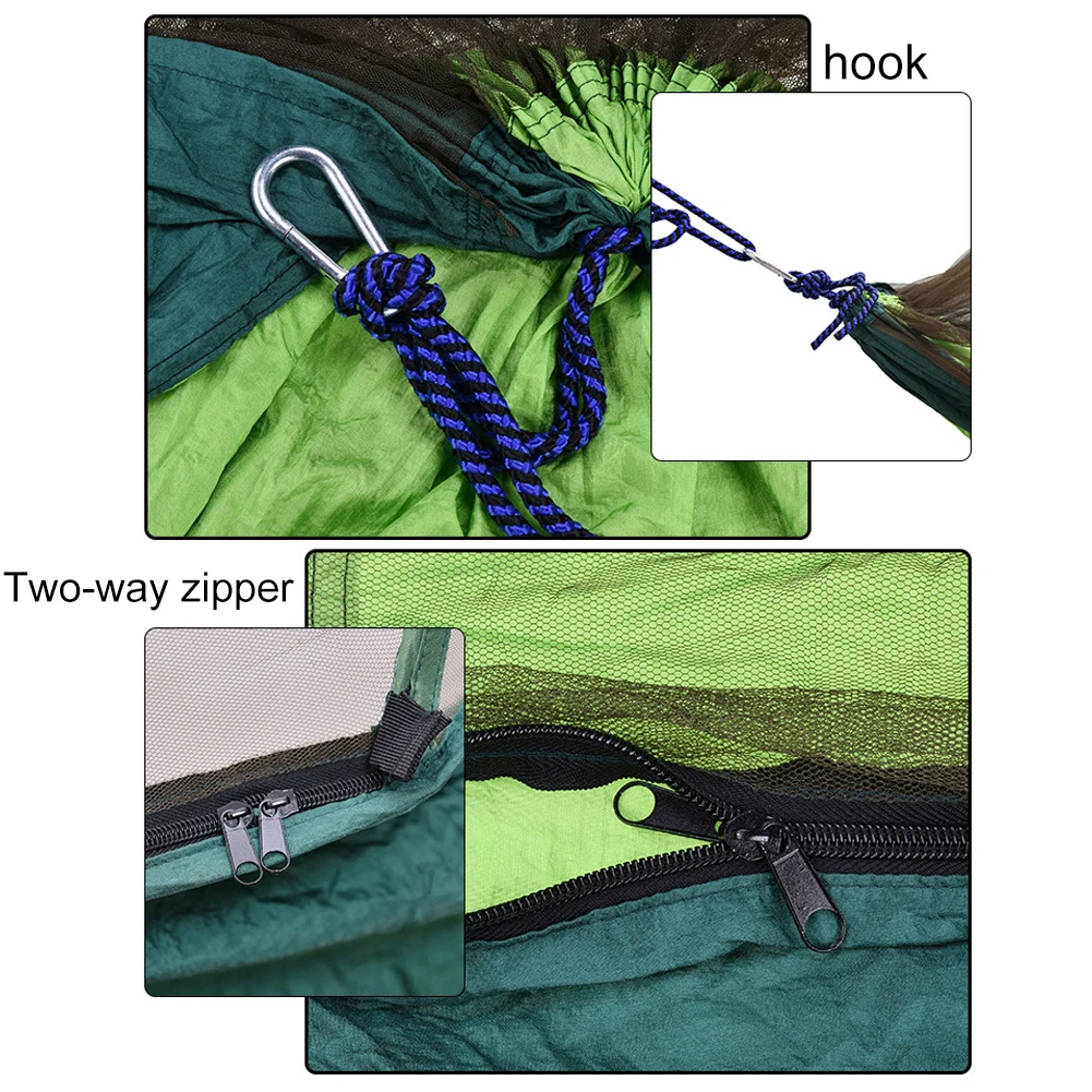 Anti-mosquito Portable Anti-mosquito Automatic Unfolding Hammock Camping Hanging Sleeping Bed Camping Hammock Mesh