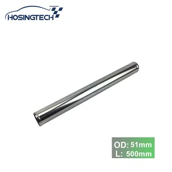 

HOSINGTECH-2" 51mm 500mm length Straight Aluminum Turbo Intercooler Pipe Piping Tube Tubing