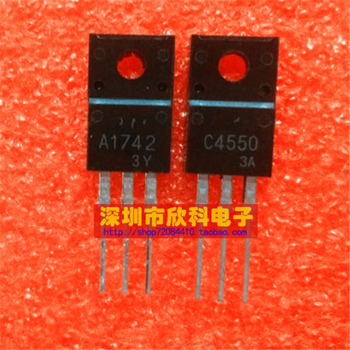 

5Pairs 2SA1742 2SC4550 A1742 C4550 TO-220F