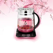 Здоровья горшок Автоматическая утолщение стеклянный multi-Функциональный Офис Цветочный Чай Здоровье мини 1.8L