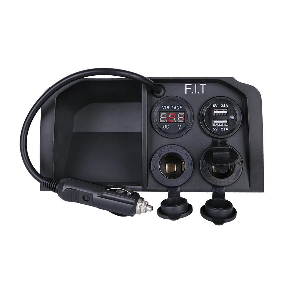 Автомобильный адаптер зарядного устройства с двойным USB разъемом интерфейс прикуривателя 2 гнезда для Honda Fit 5V 2.1A напряжение