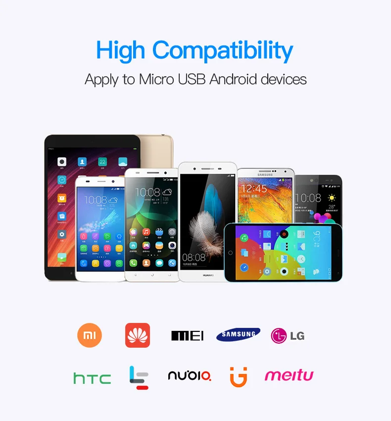 Micro USB кабель для зарядки Microusb зарядное устройство шнур Samsung Xiaomi Redmi Note 5 Pro Honor