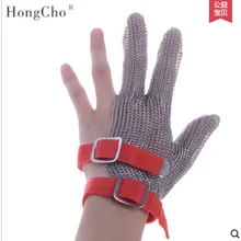 3 пальца, устойчивые к порезам перчатки, анти порезание, качество еды, уровень 5, кухонная защита мясника, перчатки с тремя пальцами