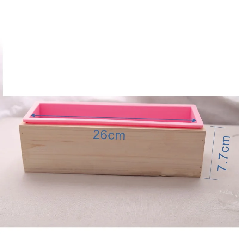 

1.2KG silicone square box cold soap mold