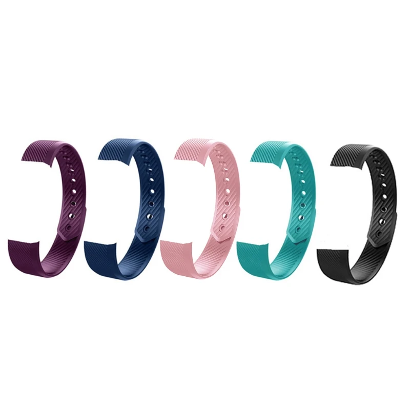 

Smart Watch Strap Silicone Watchband Buckle Strap Replacement For ID 115 Smart Watch Bracelet-U1JA