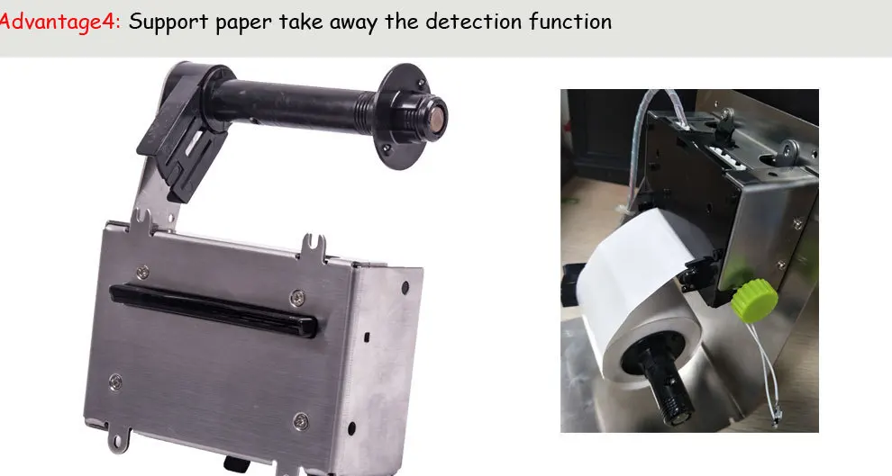 3-дюймовый высокоскоростной принтер сети usb и ttl порта 24V киоск impressora Поддержка автоматического игра на кружках кружечный Печатный