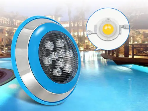 Круглый светодиодный подводный светильник AC12V IP68 круглая точечная лампа для
