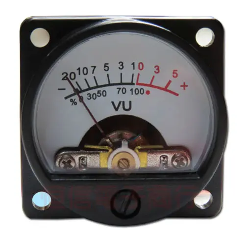 

2pcs Panel VU Meter Warm Back Light Audio Level indicator For Speakers Amplifier
