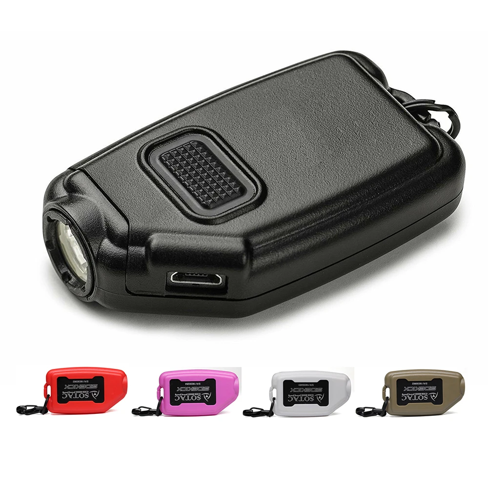 

Ultra-Compact Flashlight Variable-Output Light USB Keychain Light LED 300 Lumen Powerful Emergency Portable Rechargeable