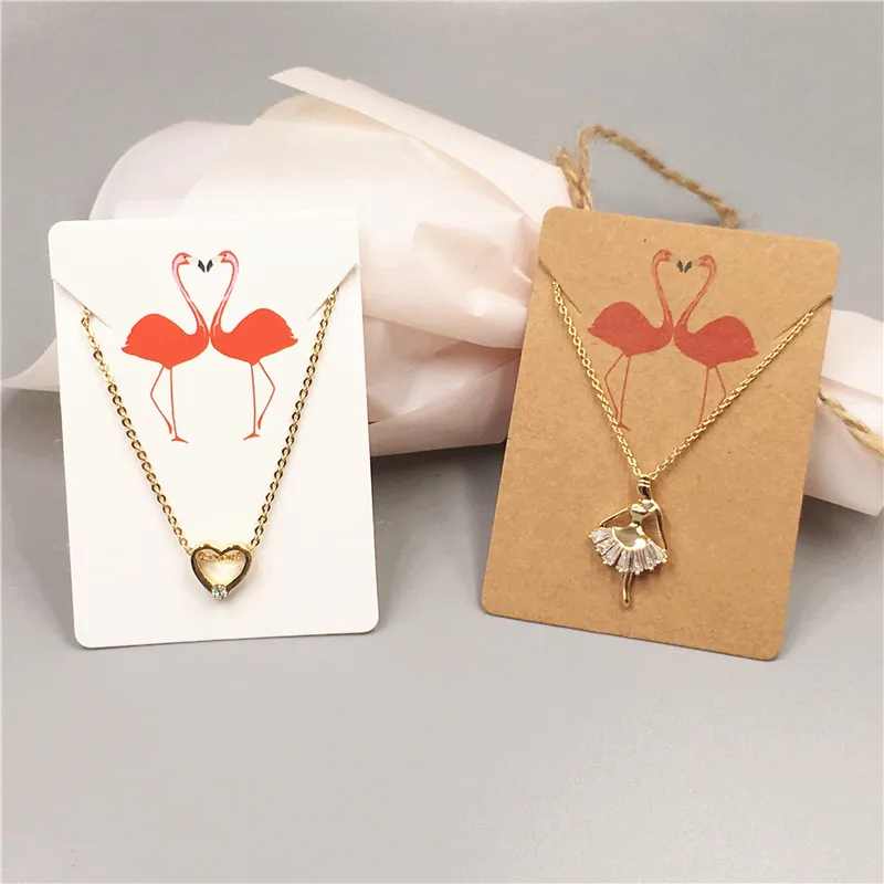 100 шт./лот модные открытки ручной работы с надписью with love для ожерелья цветами
