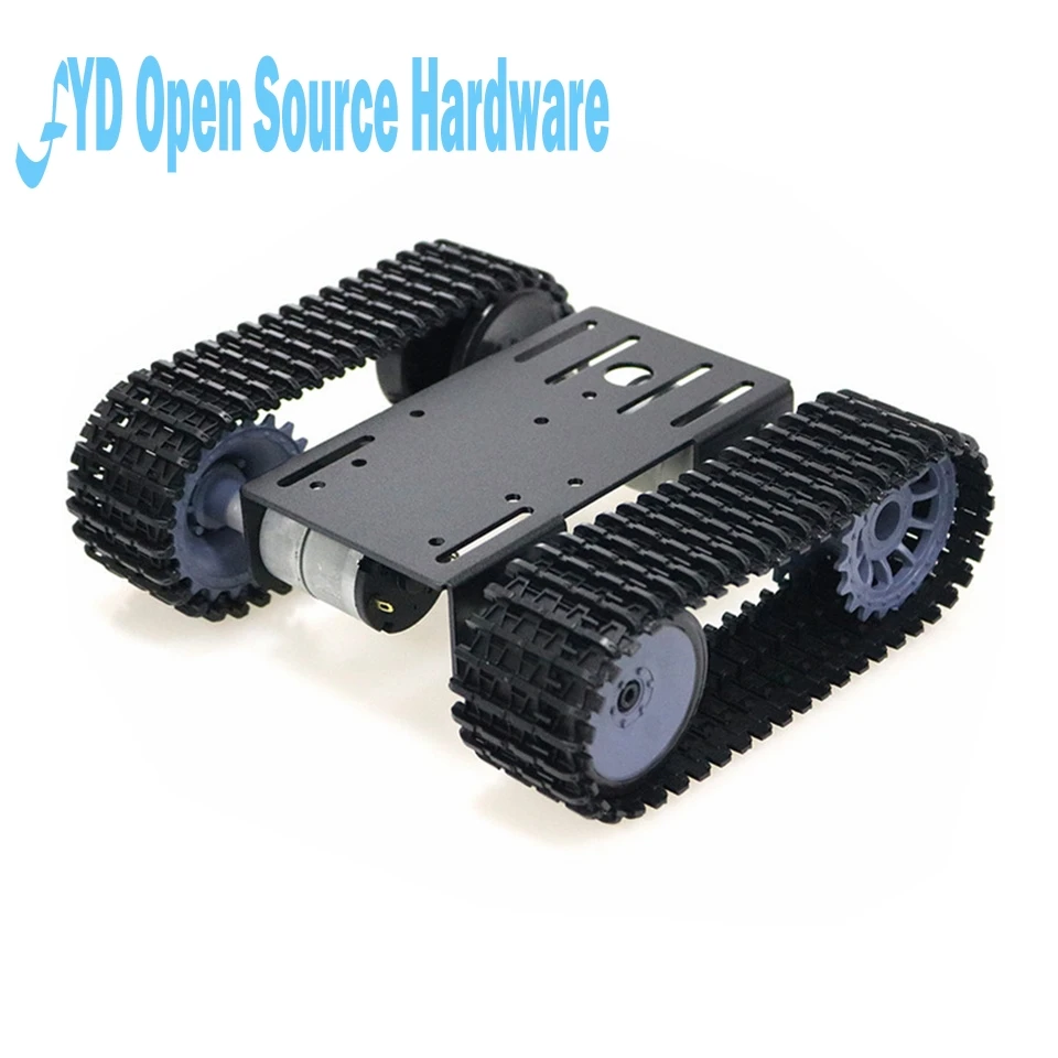 2018 New Arrival mini T101 Smart Robot Tank Chassis Tracked Car Platform with 33GB-520 Motor for arduino DIY Robot Toy Part