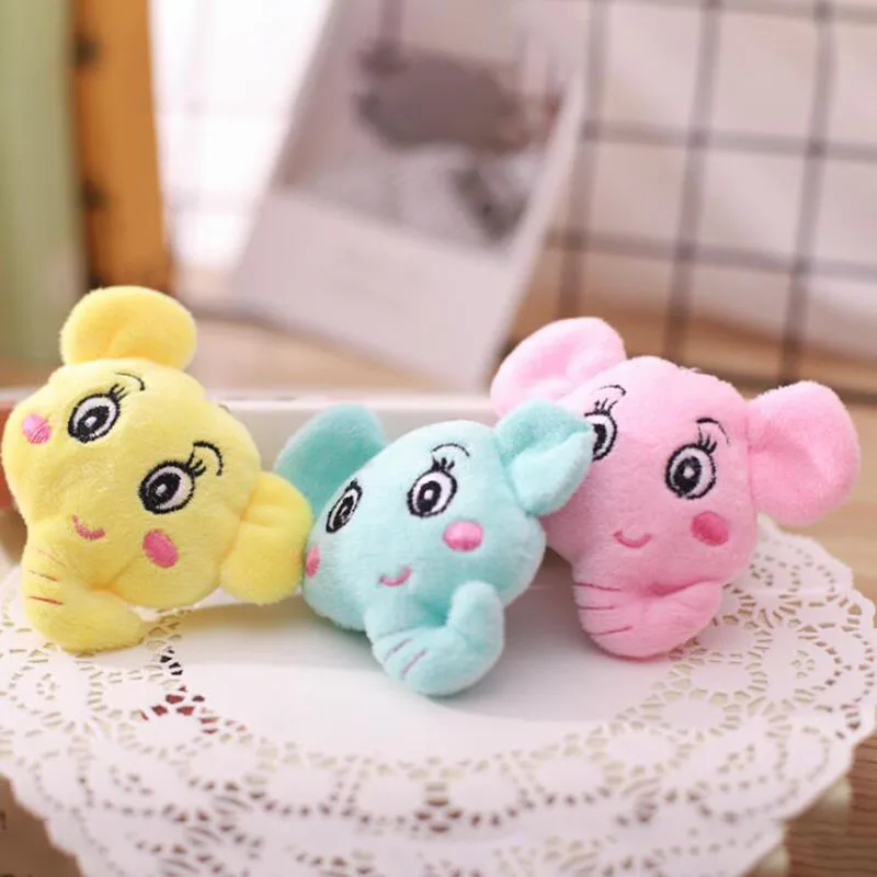 

Cute Elephant Short Plush Doll Keychain Pendant Bag Jewelry Pendant Doll Plush Stuffed Animal Toy Elephant Child Toy Gift