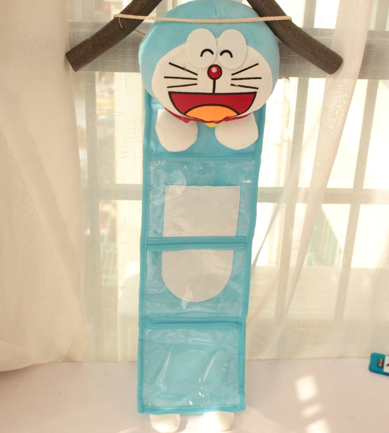 

IVYYE 1PCS Melody Doraemon Anime Hanging Organizers Wall Door Home Storage Bag Cartoon Pocket Bedroom Bathroom Wardrobe NEW