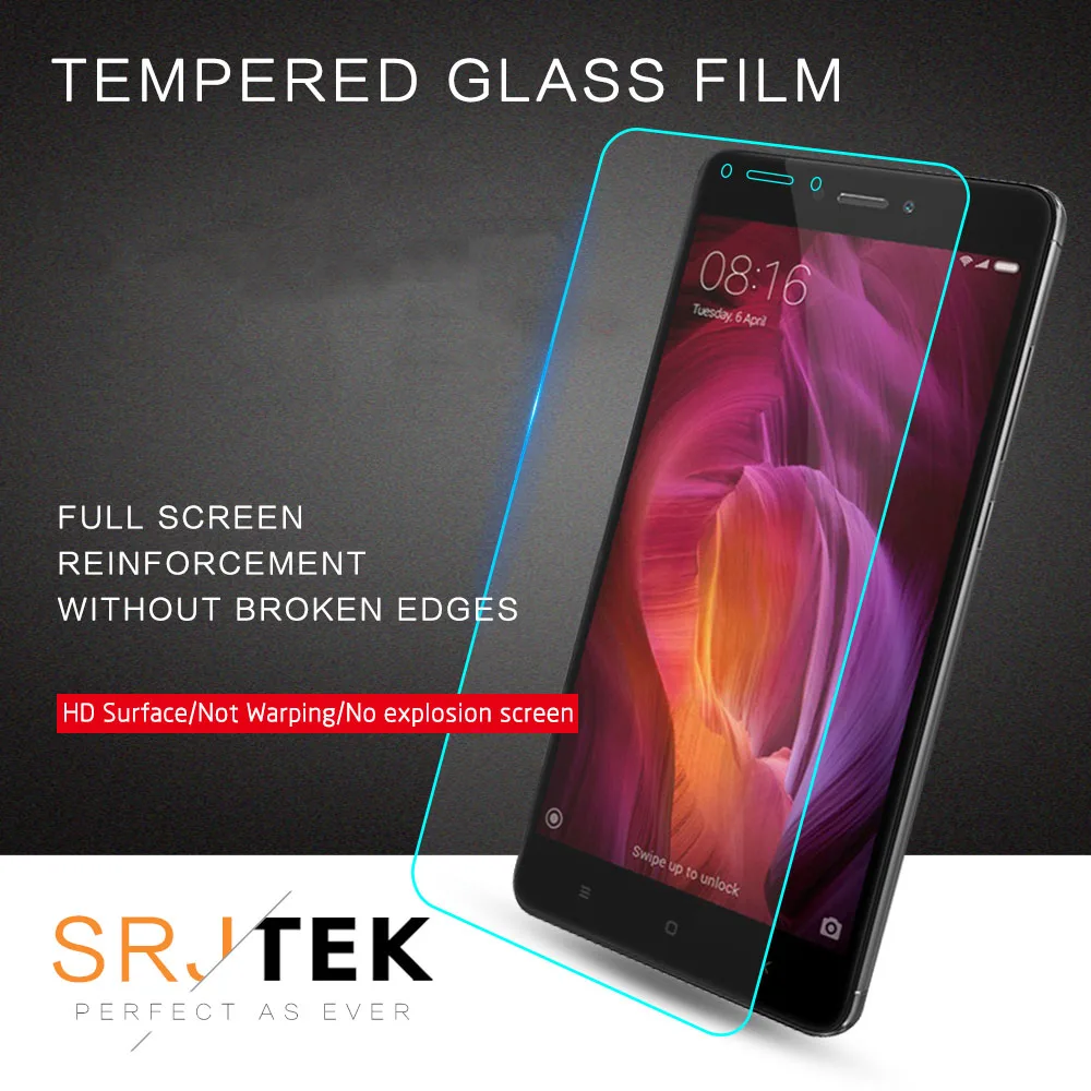 SRJTEK 9H 5D полное закаленное стекло для XiaoMi Redmi Note 3 Защитная пленка экрана|Защитные