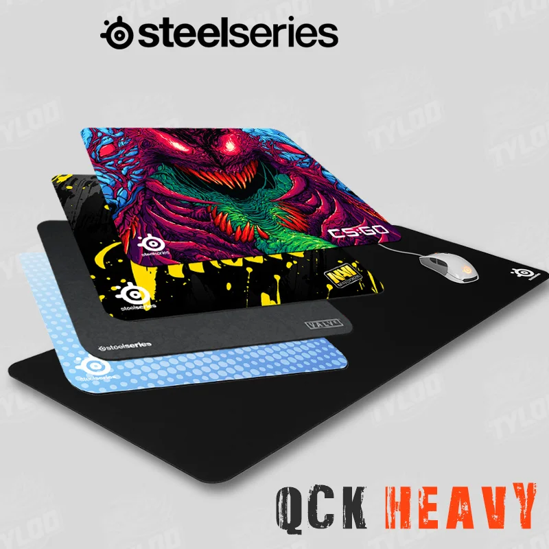 Фирменный коврик для мыши SteelSeries QCK, для ноутбука, компьютера, 320*270*2 мм, игровой коврик для мыши, коврик для мыши SteelSeries