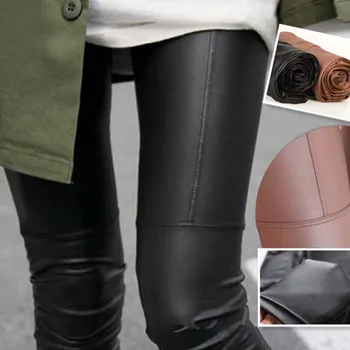 

Autumn Winter Faux Leather Leggings For Women Lady Leggins Pants New Sexy Fashion Wholesale Nq852111