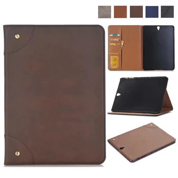 

For Samsung Galaxy Tab S 8.4 Case T700 T705 Leather Retro Protective Case For Samsung Tab S 8.4 Cover with Stand Holder Fundas