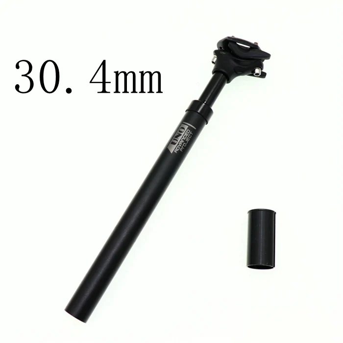 30.4mm UNO Подседельный штырь для велосипеда MTB амортизирующий пружинный амортизирующий сверхлегкий горный велосипед 27,2 мм 28,6 30 30,4 30,9 31,6 мм 350 мм - Цвет: 30.4mm