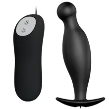 Anal Sex Toys for Adult 12 Modes Powerful Vibration Prostate Massager Vibrating Silicone Butt Plug Anal Vibrator Korek Analny