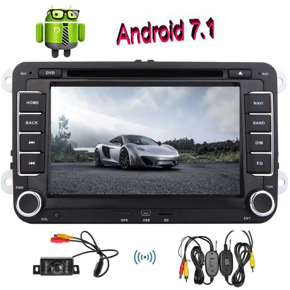 Eincar Wireless backup Camera+EinCar Android 7.1 Car DVD Player GPS