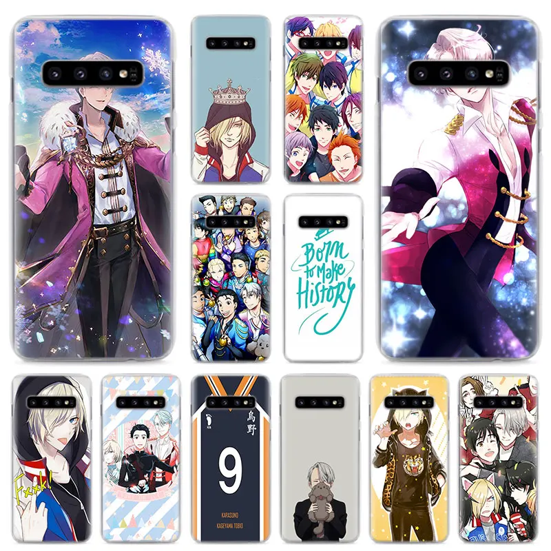 

Japanese Anime YURI on ICE Phone Cases for Samsung Galaxy S10e S10 S8 S9 Plus M10 M20 M30 A50 S6 S7 Edge Hard case cover