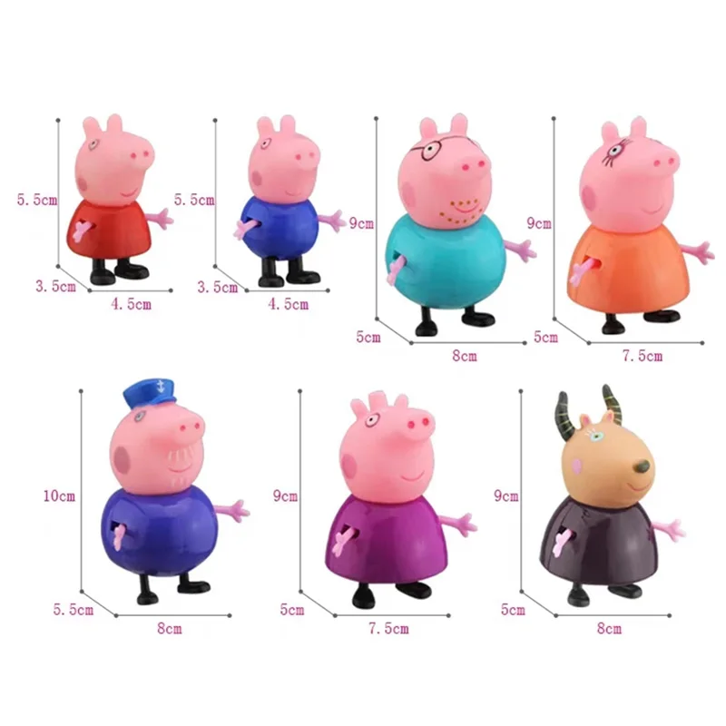 25 Pcs/set Peppa pig Original Action Figure Dolls Family Dad Mom Grandpa Grandma George Peppa Toys Model Kids Best Gifts 25 Pcs/set Peppa pig Original Action Figure Dolls Family Dad Mom Grandpa Grandma George Peppa Toys Model Kids Best Gifts
