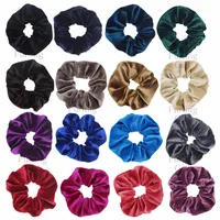 Furling 1 шт./лот Бесплатная доставка высококачественные большие бархатные волосы эластичные весенние резинки для волос держатель конского хвоста - изображение