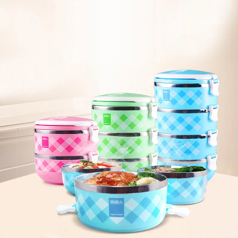 

Thermal Insulation Bento Food Container 304 Stainless Steel China Japanese Style Metal Portable Lunchbox Student Safe Travel