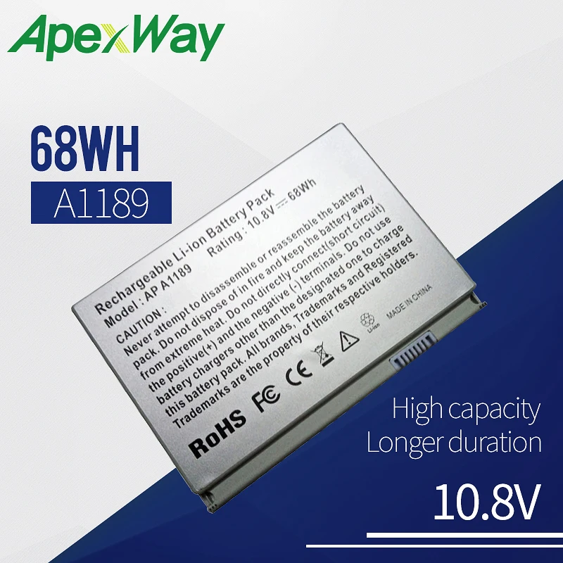 68WH Laptop battery for font b Apple b font font b MacBook b font Pro 17
