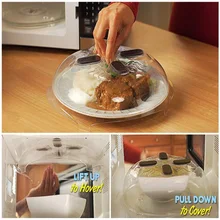 Новинка года, крышка микроволновой капота, безопасная защита от напыления пищевых продуктов, защита от перегрузки, пластик с паровые вентиляционные отверстия для кухни