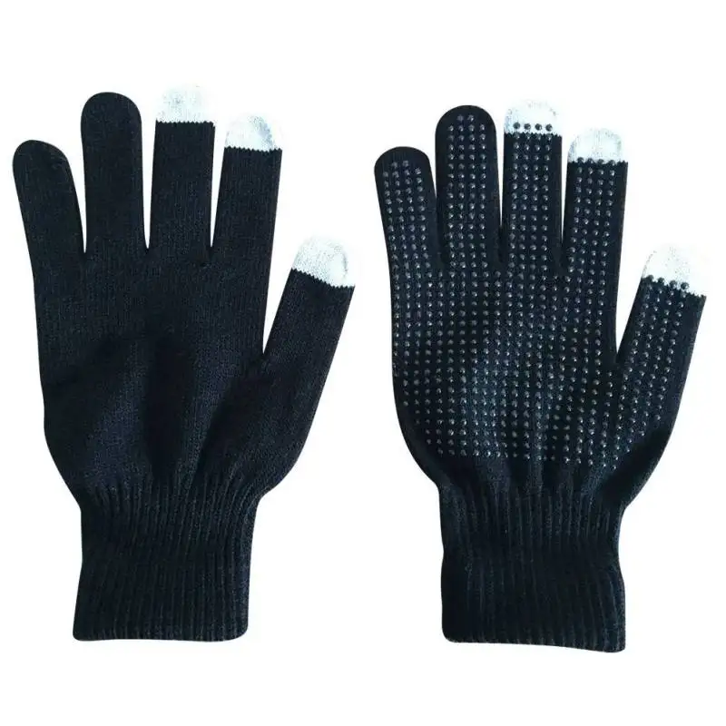 Высококачественные хлопковые перчатки для мужчин и женщин, теплые бархатные Утепленные перчатки для сенсорных экранов для телефонов Iphone Ipad samsung