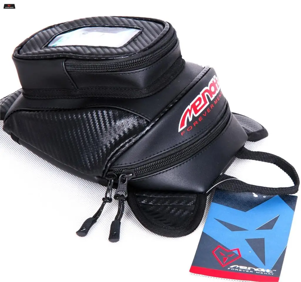 

WOSAWE Motorcycle New Fuel Bag Mobile Phone Navigation Bag Multifunctional Small Oil Reservoir Package Magnetic Tank Bag
