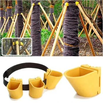 

3 Sizes Gardening TPR Fruit Tree Fixation Support Tool Plant Windbreak Support Protection Binding Holder Kit