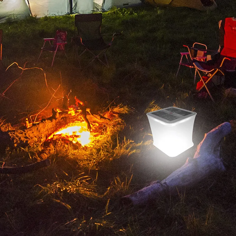 Lâmpadas Solares lanterna inflável ao ar livre Product Item : Foldable Solar Light