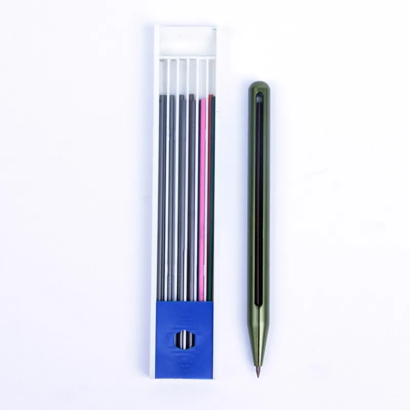 H551 EDC наружные инструменты аэрокосмический алюминиевый сплав интегрированная ручка карандаш наружная Водонепроницаемая ручка с десятью цветными картриджами EDC