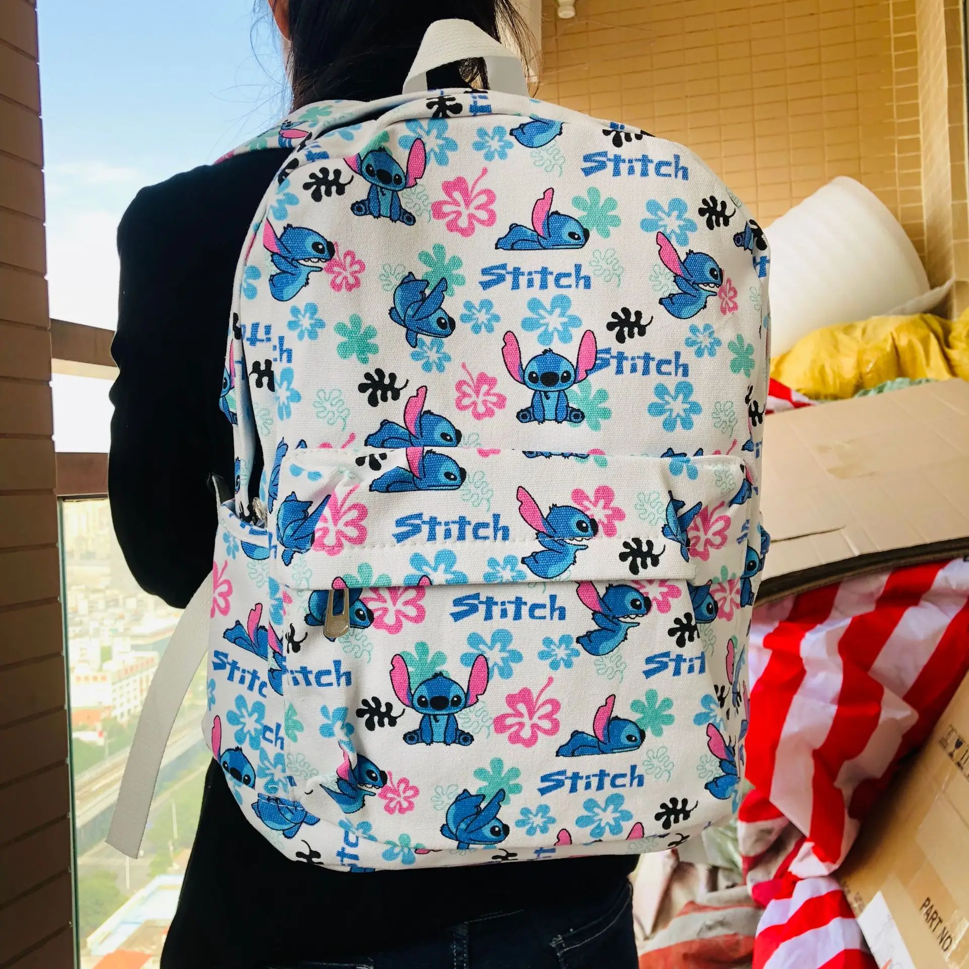 “ Design de Moda Sólida Feminino Pano Macio Mochila