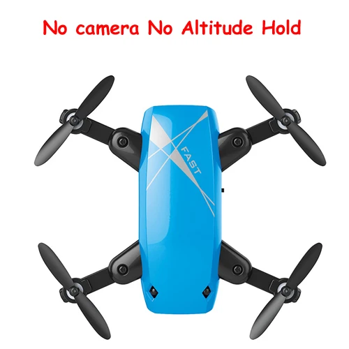 S9HW Мини Складная Drone с HD S9 камер/RC Quadcopter Wi-Fi FPV/Micro карман беспилотный самолет - Цвет: Blue No Camera