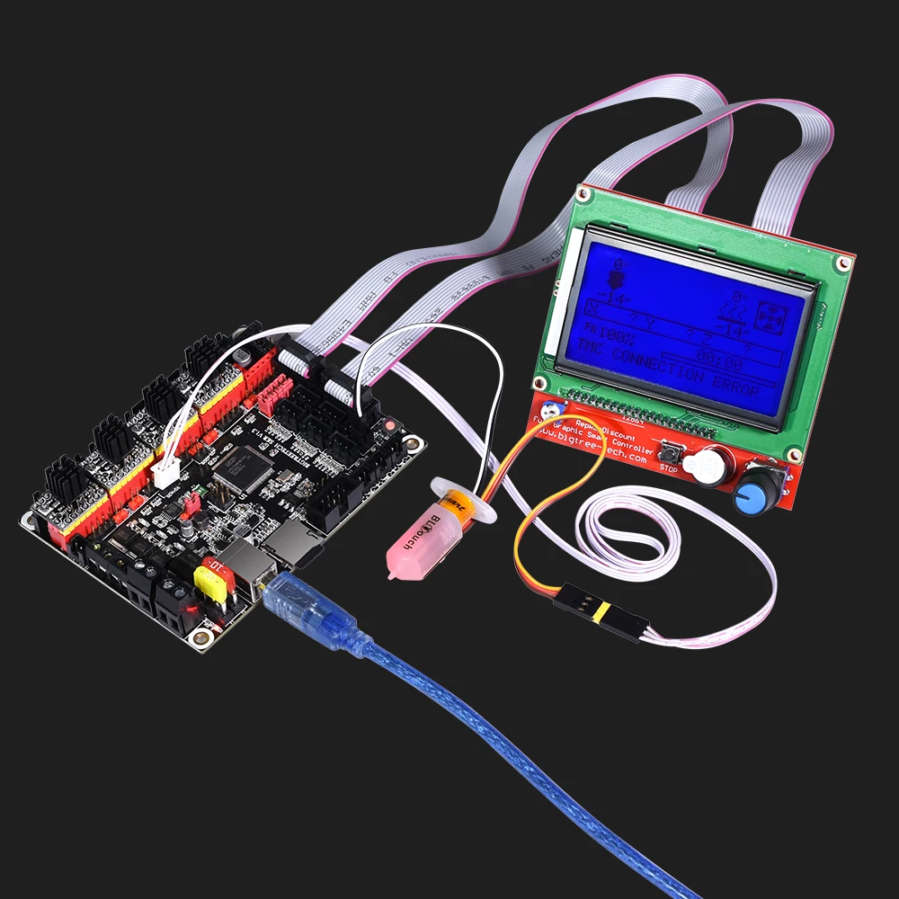 Плата BIGTREETECH SKR V1.3 для 3D принтера 32 битная плата управления TMC2208 детали VS V1.4 Ramps 1 4 E3