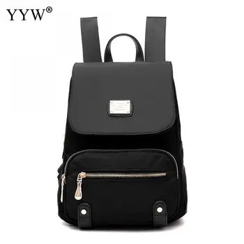 

YYW 2018 Black Oxford Backpack Female Black Anti Theft Backpacks For Women And Adolescent Girls 2018 New Mini Travel School Bag