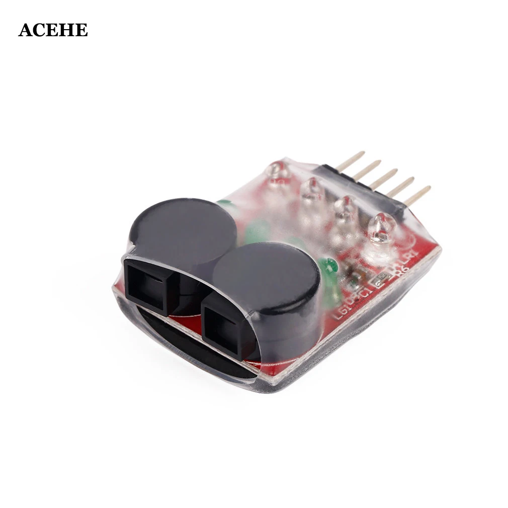 ACEHE 1 шт. 7,4 V-14,8 V 2 S-4 S сотовый Lipo Батарея оповещение о низком напряжении зуммер Двойной Динамик светодиодный индикатор Прямая