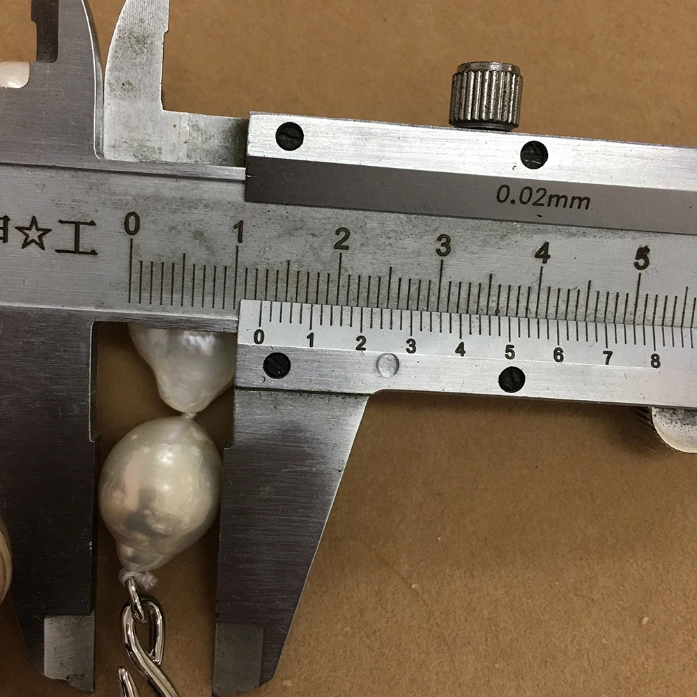 Натуральный пресноводный жемчуг браслет с большой формой барокко-диаметр 11-14 мм и длина 16-20 мм
